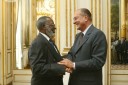 Photo : Le Président de la République, M.Jacques CHIRAC, et le président de la République de Namibie, M.Sam NUJOMA